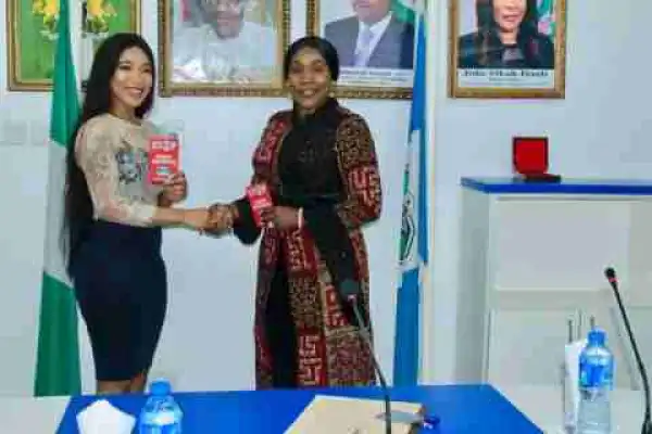 Tonto Dikeh Becomes NAPTIP Ambassador (Photos)